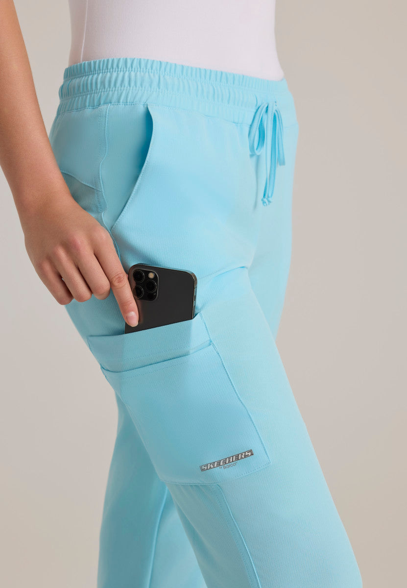 Theory 4-Pocket Low-Rise Jogger Scrub Pant Women's Scrub Jogger Skechers by Barco