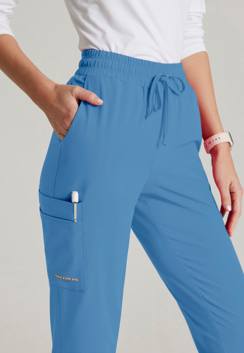 Theory 4-Pocket Jogger Scrub Pants Women's Scrub Jogger Skechers by Barco