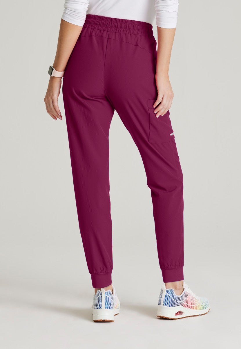 Skechers | Theory 4-Pocket Mid-Rise Jogger Scrub Pant Women's Scrub Jogger Skechers   