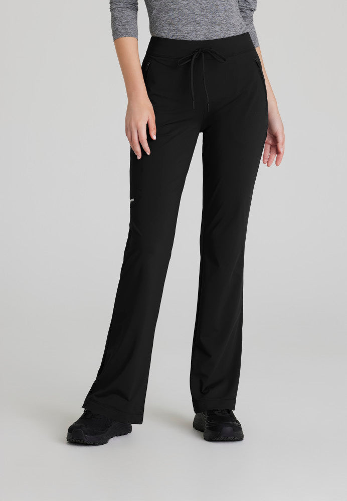 Skechers Slip-ins | Glide 4 Pocket Fit and Flare Scrub Pant Women's Scrub Pant Skechers Slip-ins Black XXS 