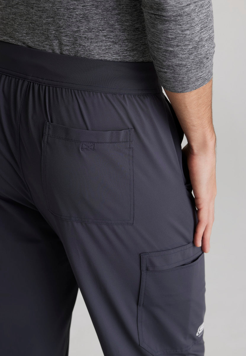 Rebound Men's 4-Pocket Slim Straight Scrub Pant Men's Scrub Pant Skechers Slip-ins