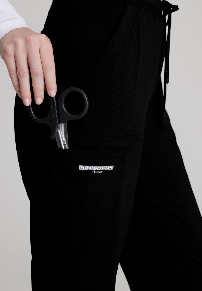 Petite Reach Slim And Straight Scrub Pant Petite Women's Scrub Pant Skechers Slip-ins