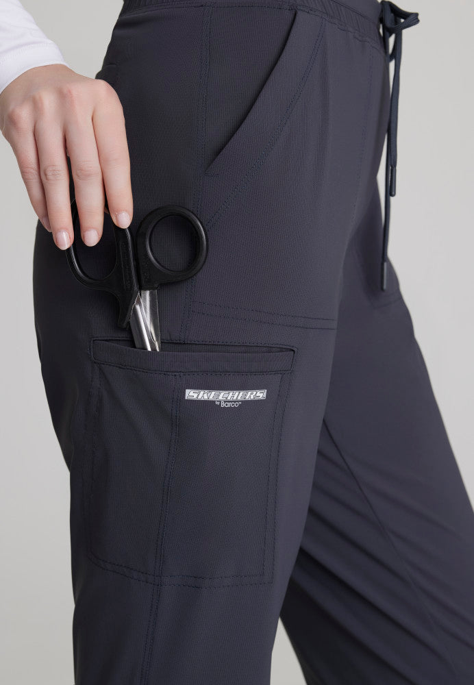 Petite Reach Slim And Straight Scrub Pant Petite Women's Scrub Pant Skechers Slip-ins