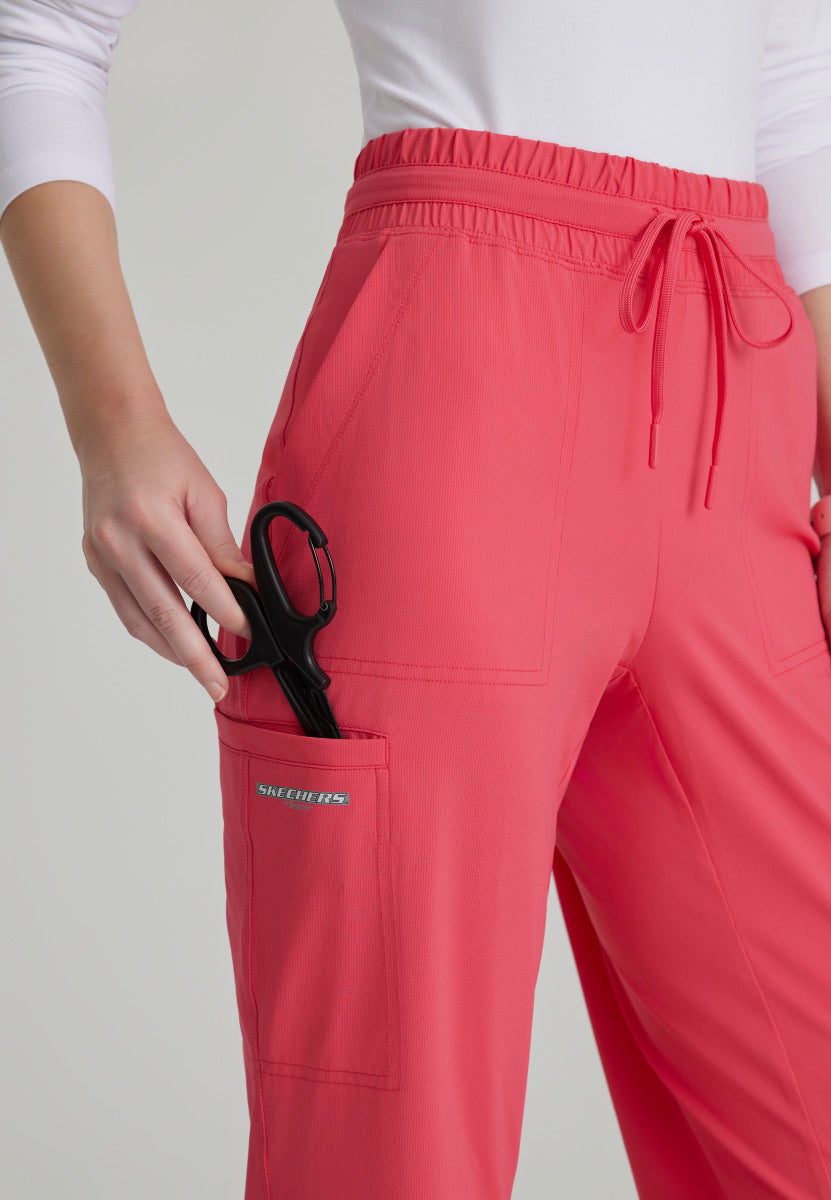 Petite Reach Slim And Straight Scrub Pant Petite Women's Scrub Pant Skechers Slip-ins