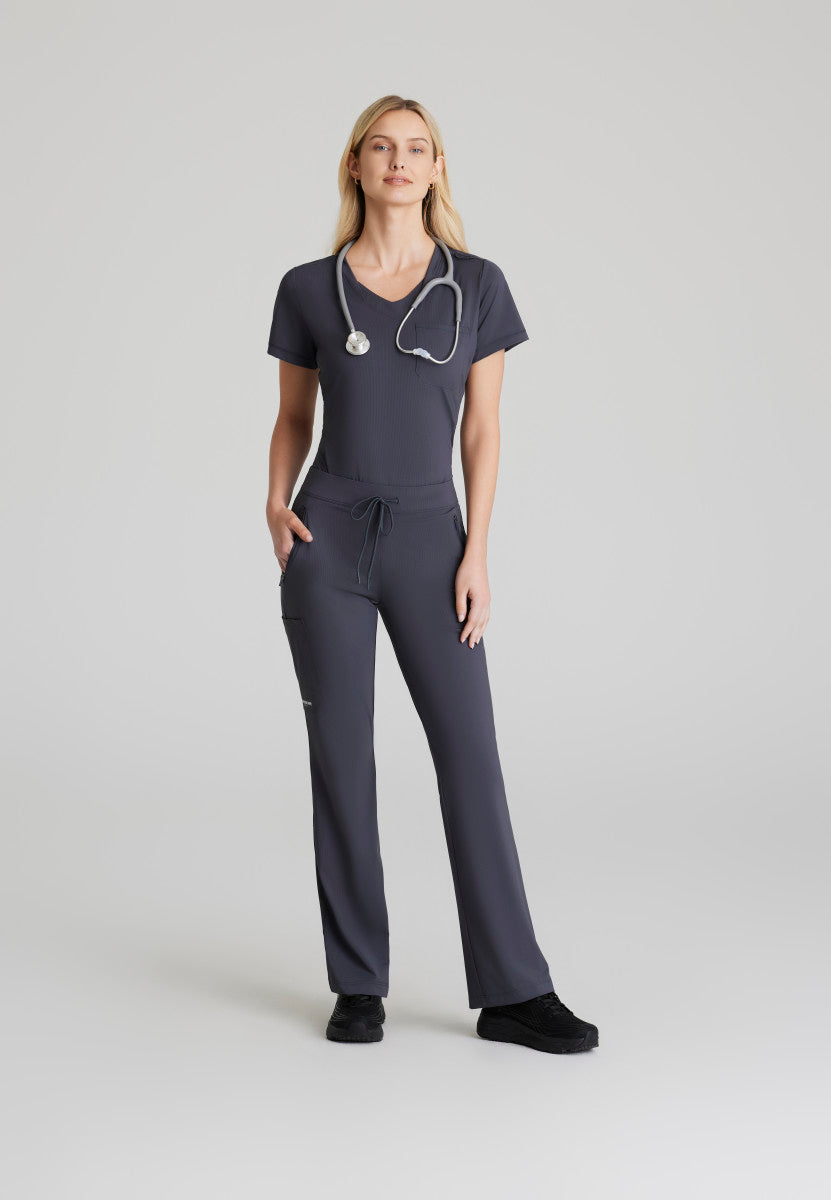 Skechers Slip-ins | Flow 1-Pocket Tulip Hem Scrub Top Women's Scrub Top Skechers Slip-ins   