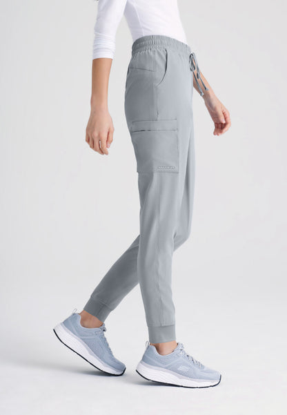 Tall Theory 4-Pocket Mid-Rise Jogger Scrub Pant Women's Tall Scrub Jogger Skechers