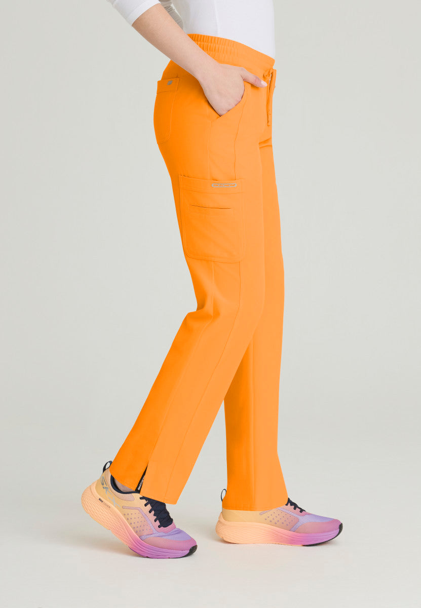 Gamma 6-Pocket Mid-Rise Tapered Leg Scrub Pant Women's Scrub Pant Skechers by Barco