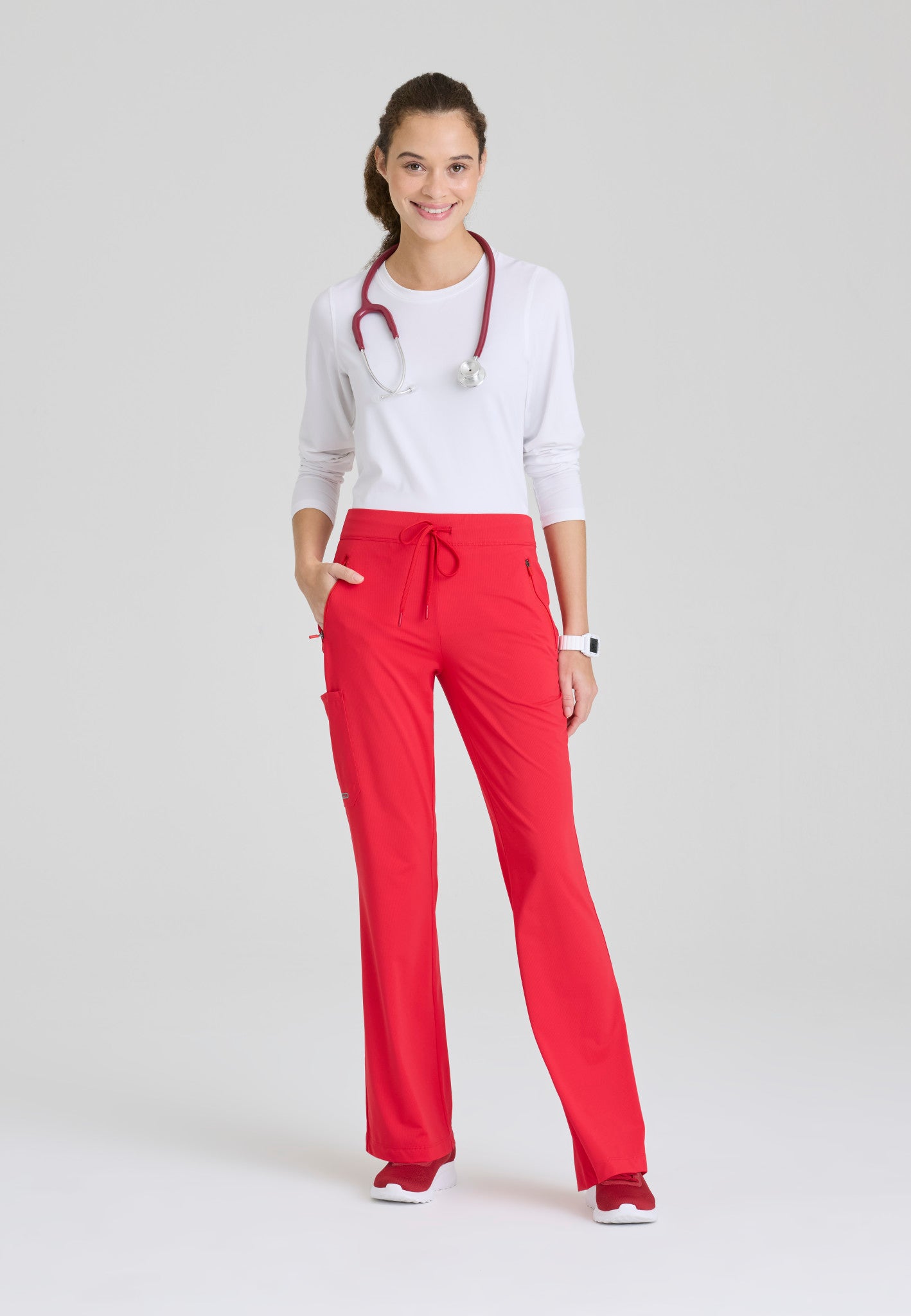 Glide Mid-Rise Flare Scrub Pant