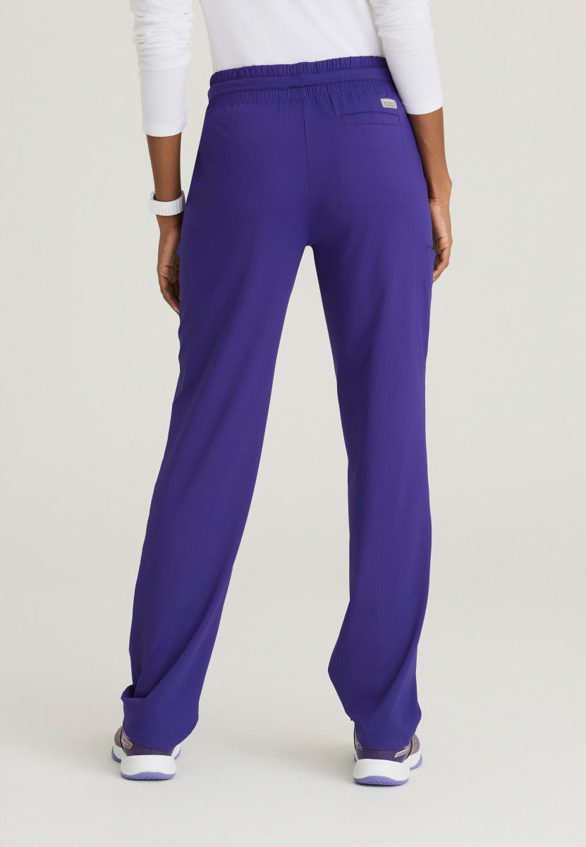 Reach Shirred Waistband Straight Leg Pant Women's Scrub Pant Skechers Slip-ins