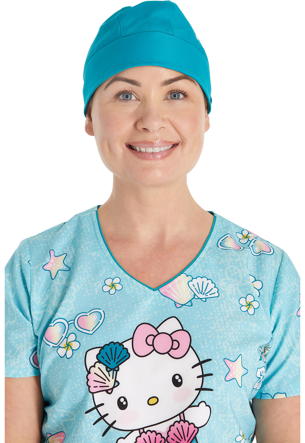 Mermaid Vibes Cherokee Unisex Scrub Cap Scrub Cap Cherokee Prints