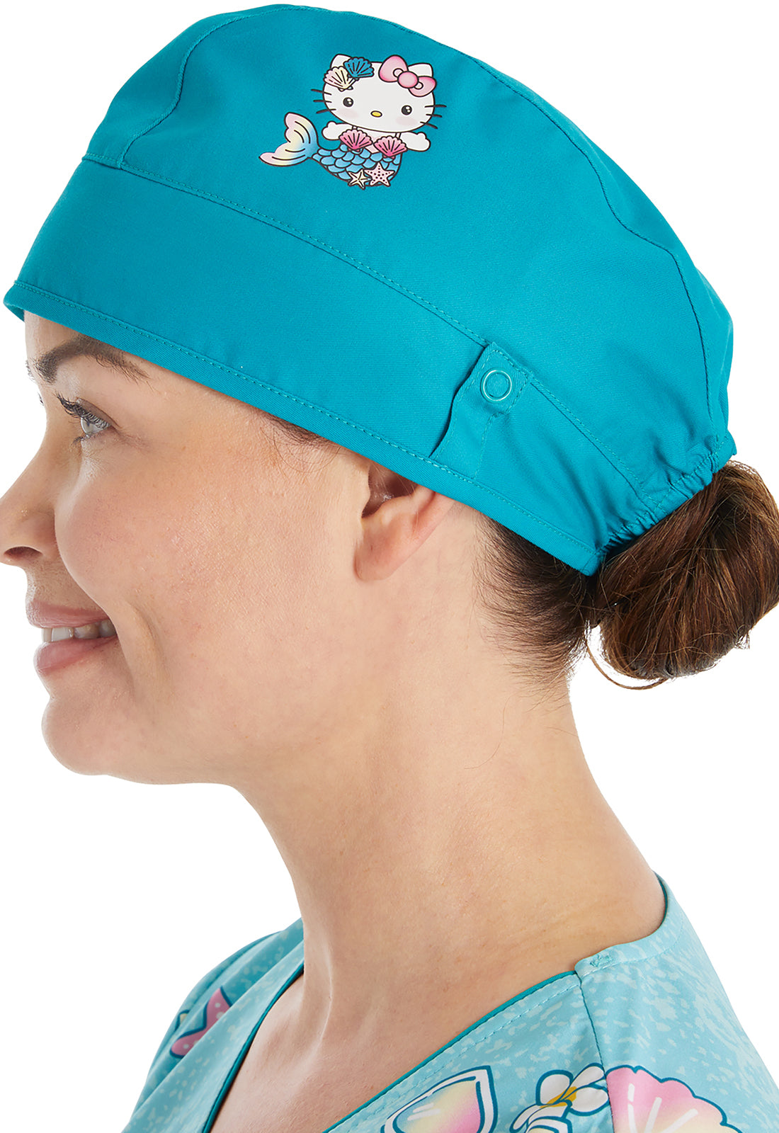 Cherokee Unisex Scrub Cap Scrub Cap Cherokee Prints Mermaid Vibes  