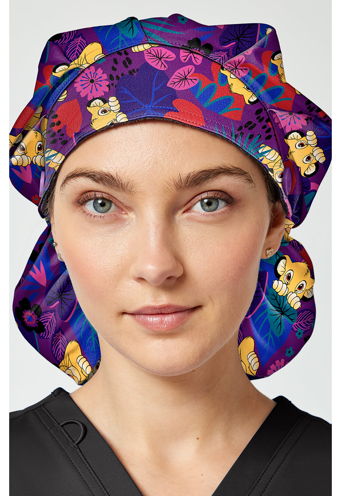 Disney Lion King Bouffant Scrub Hat