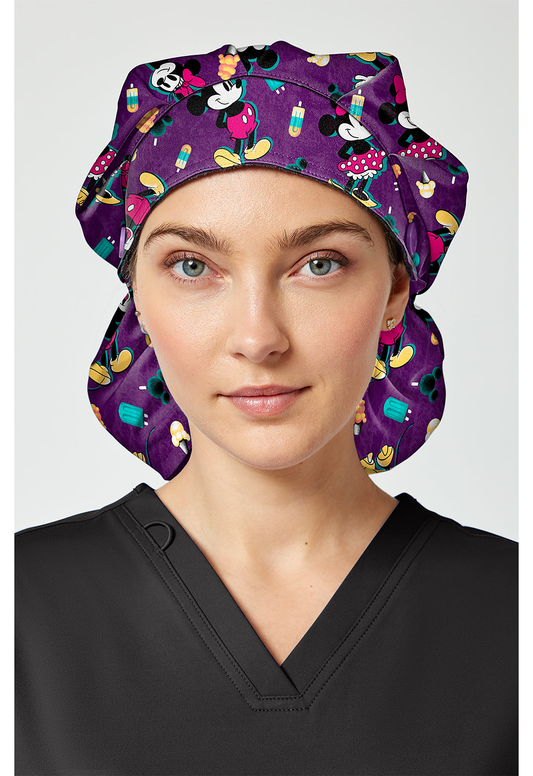 Tooniforms Mickey Yummy Freeze Bouffant Scrub Hat