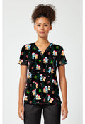 Santa Bluey Scrub Top
