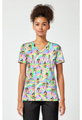 Wonder Woman Realm Of Heroes Scrub Top