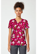 Frosty the Snowman Christmas Scrub Top