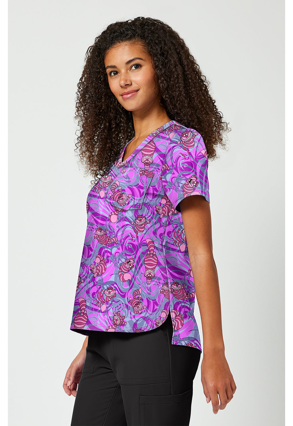 Here And Gone Again Scrub Top