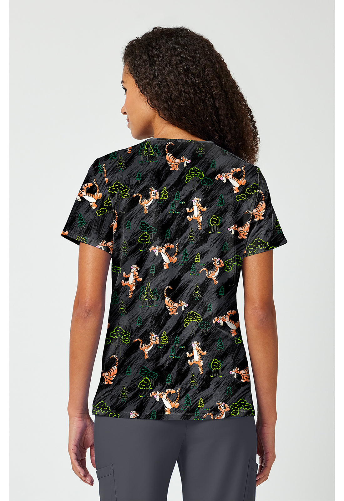 Winnie The Pooh Tigger Scrub Top