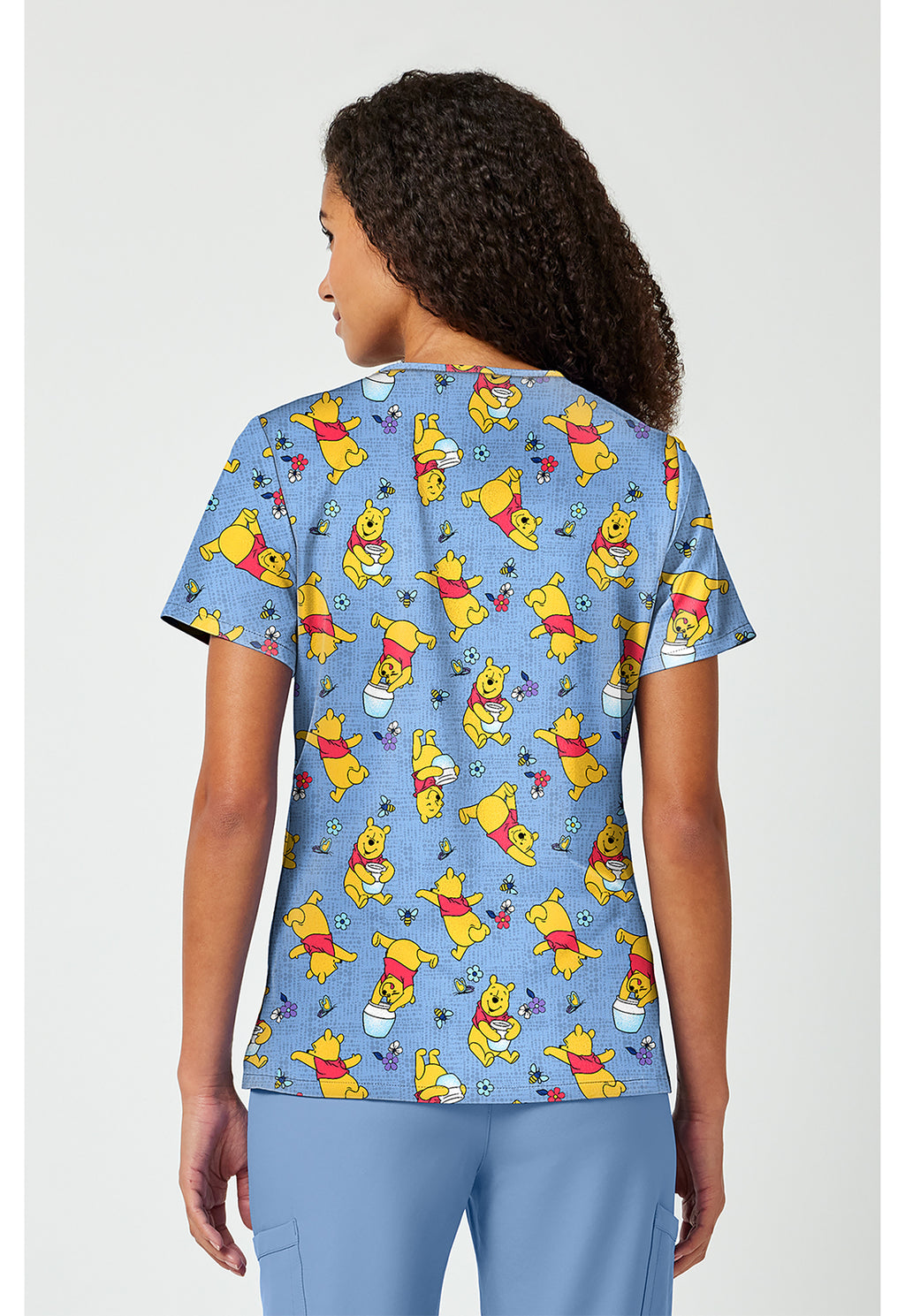 Winnie The Pooh I Say Honey Scrub Top