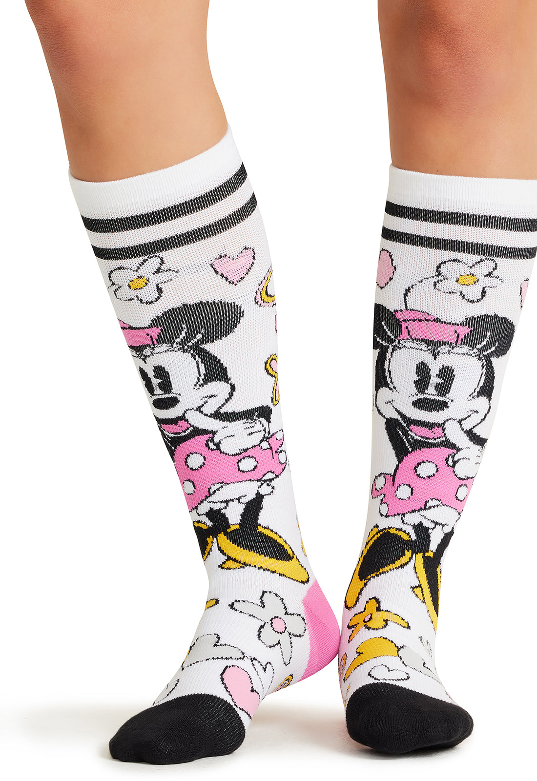 Regular Fit | Women's 10-15mmHg Compression Socks Compression Socks Cherokee Legwear So Cute Minnie  