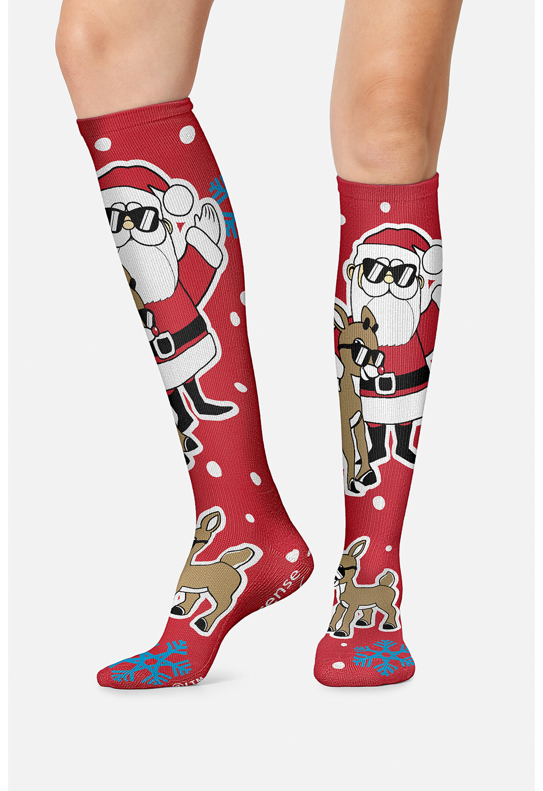 Rudolph The Red-Nosed Reindeer Compression Socks