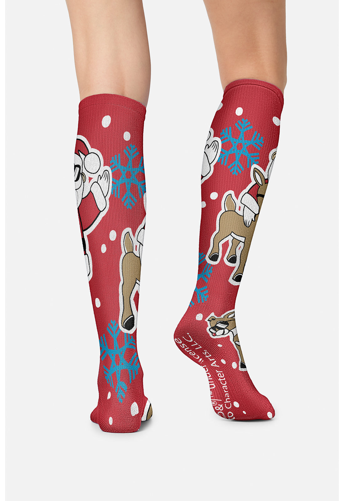 Rudolph The Red-Nosed Reindeer Compression Socks