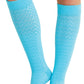 True Support Compression Socks 10-15 mmHg Compression Socks Cherokee Legwear Turquoise Regular 
