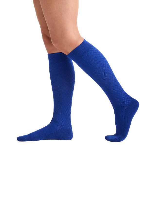 True Support Compression Socks 10-15 mmHg Compression Socks Cherokee Legwear Electric Blue Regular