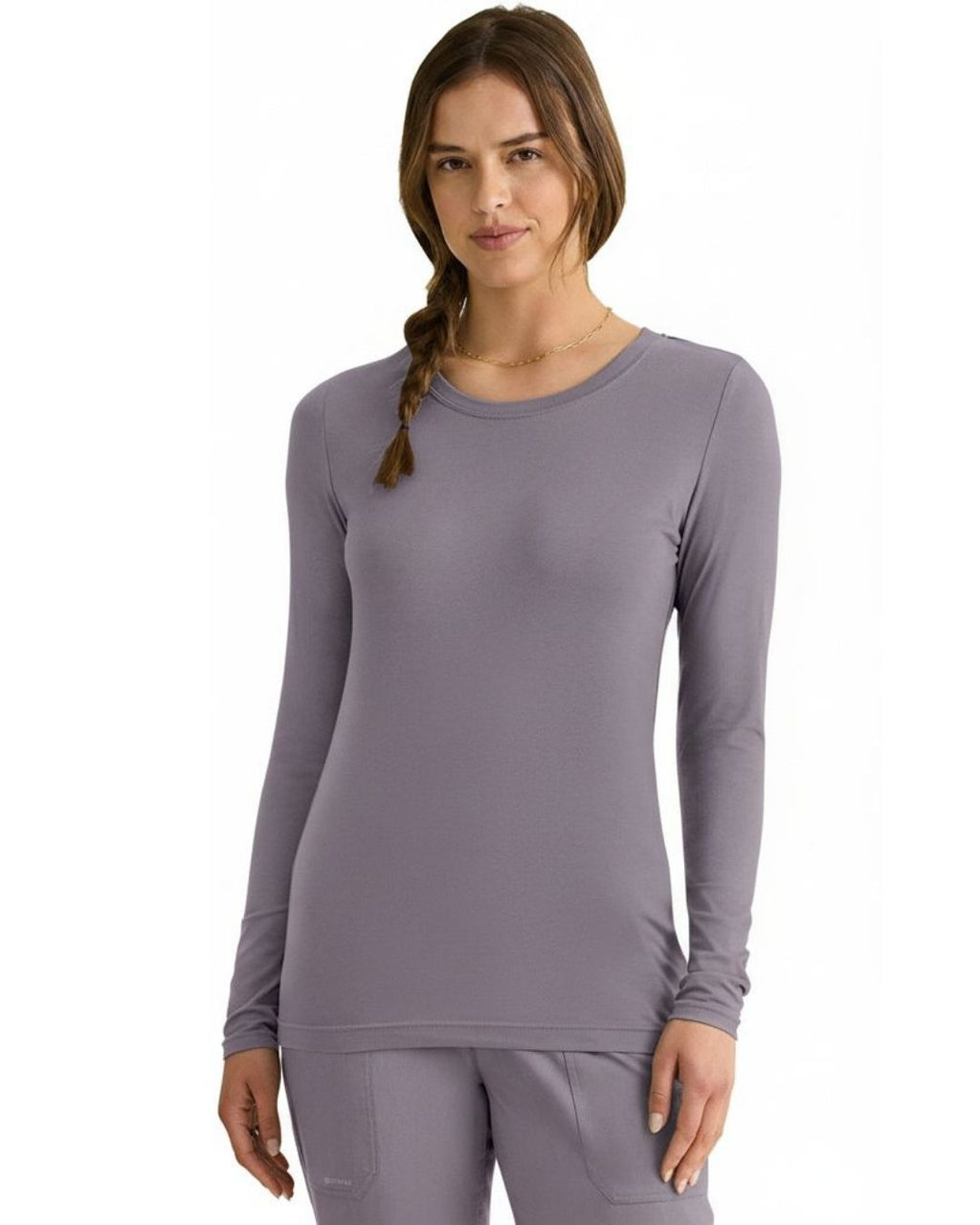 Melissa Underscrub - Longsleeve Tee Women's Underscrub Healing Hands Elderberry XXS