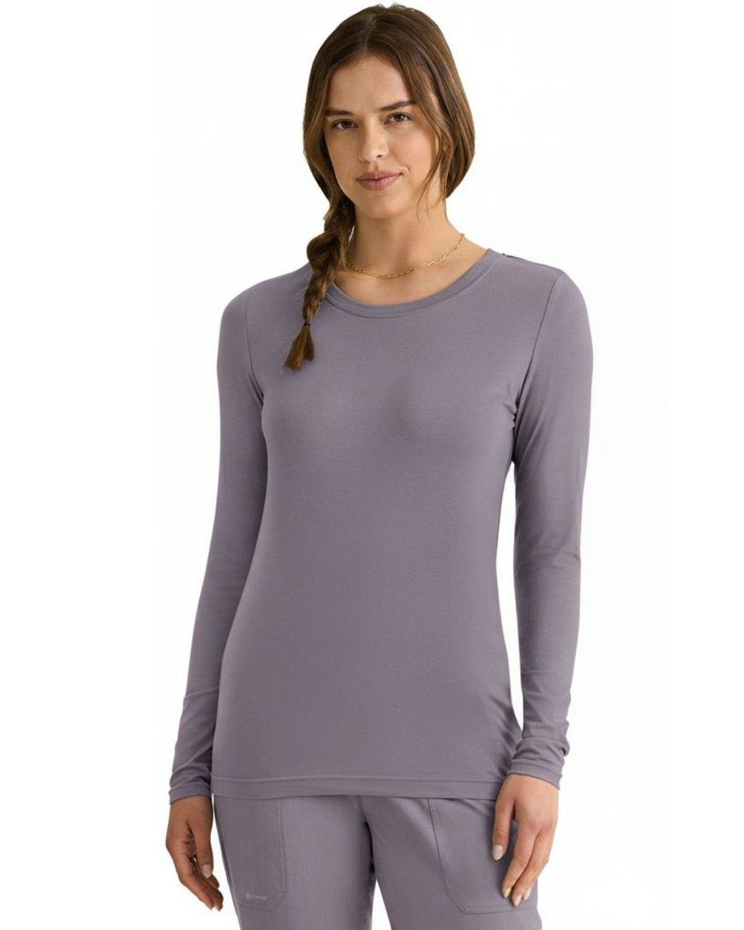 Melissa Underscrub - Longsleeve Tee Women's Underscrub Healing Hands Elderberry XXS