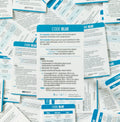 NURSE IQ Code Blue reference card badge for nursing.