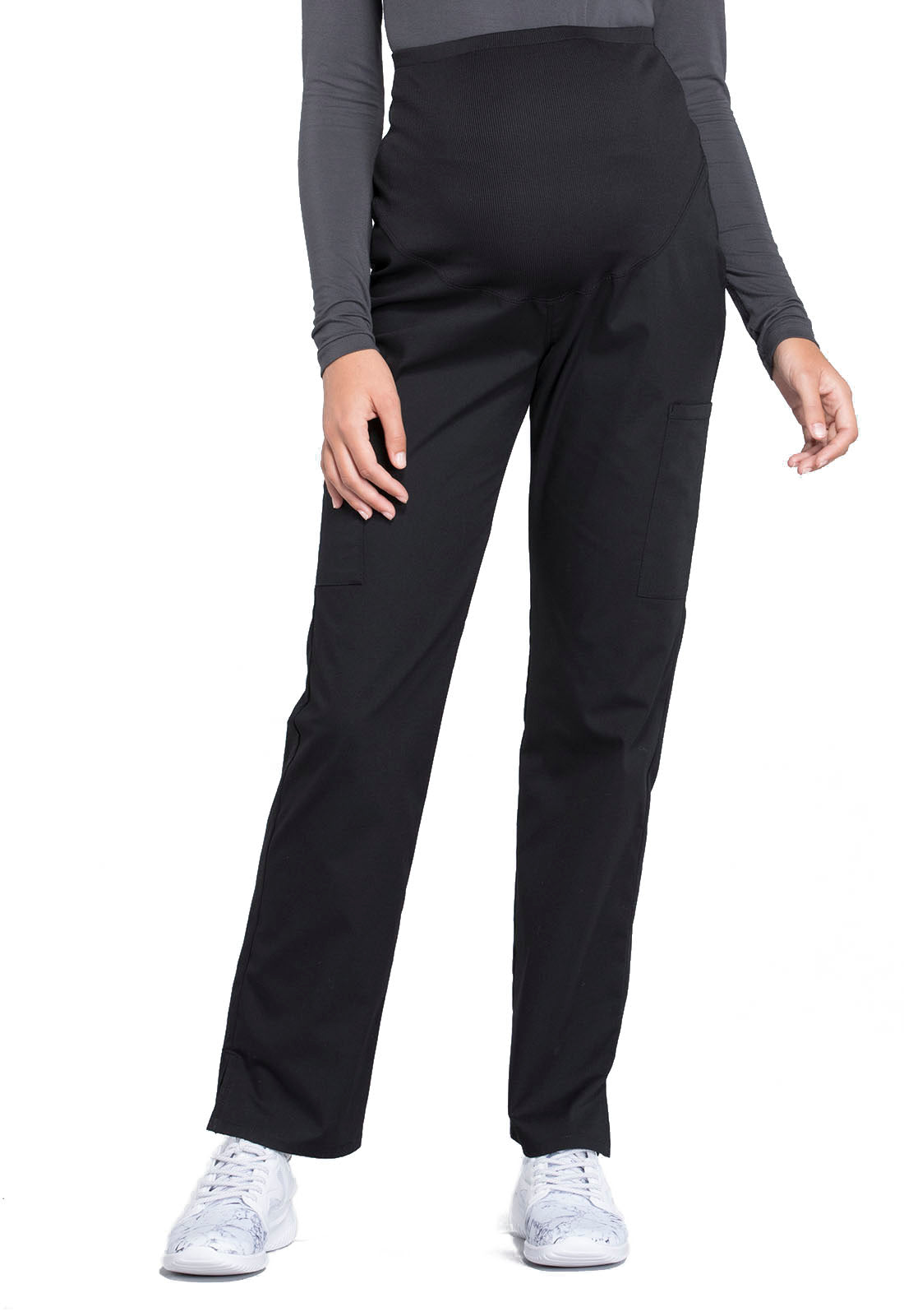 Cherokee Workwear - Maternity  Mid Rise Scrub Pant Women's Maternity Scrub Pant Cherokee Workwear   