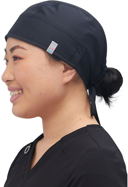 Cherokee Workwear Scrub Hat Unisex Scrub Cap Cherokee Workwear Black  