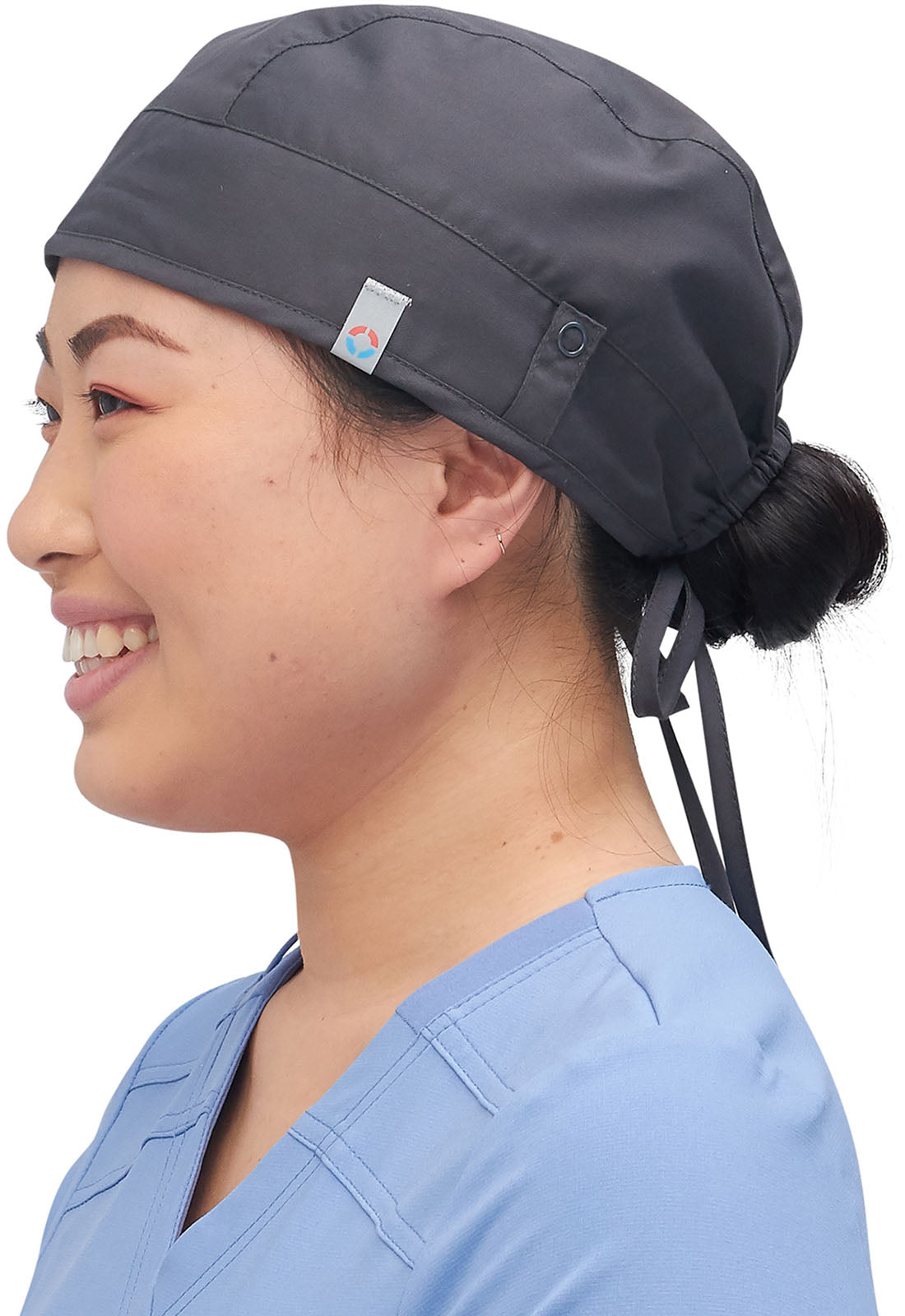 Cherokee Workwear Scrub Hat Unisex Scrub Cap Cherokee Workwear Pewter  