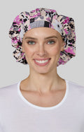 Everyday Floral Cats Bouffant Cap