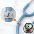 Autism Awareness Ribbon Stethoscope Charm