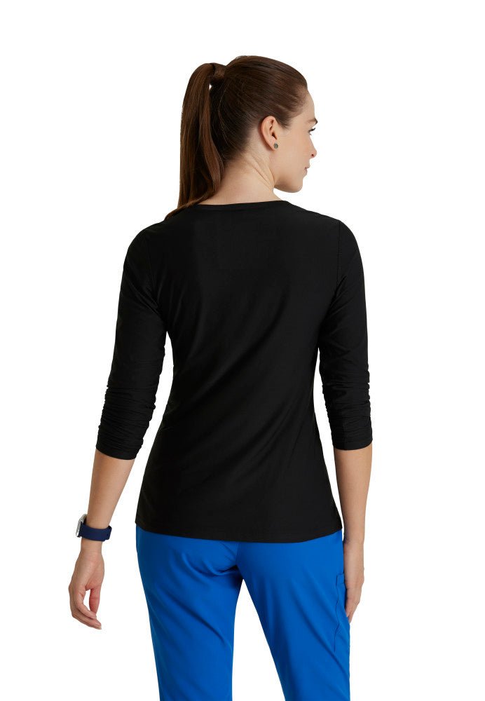 Accelerate Long Sleeve UnderscrubBarco OneBOK804-Black-XXS