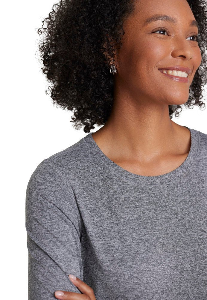 Accelerate Long Sleeve UnderscrubBarco OneBOK804-HeatherGrey-XXS