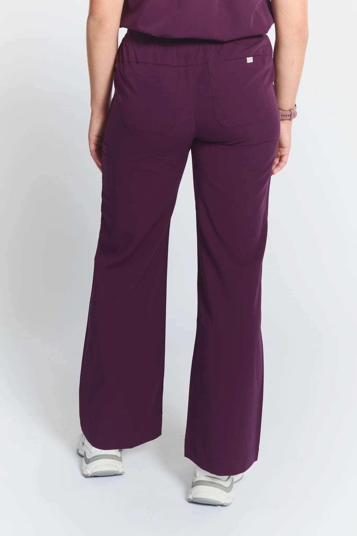 ACE High - Waisted Wide Leg Scrub PantsJOIIAACE-ROYALPURPLE-XS