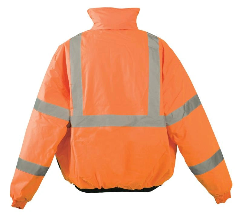 Black Bottom Bomber Hi Vis Jacket High Vis Jacket OccuNomix