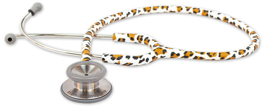 Adscope 603 Clinician Stethoscope - Special Print Stethoscope American Diagnostic Leopard  
