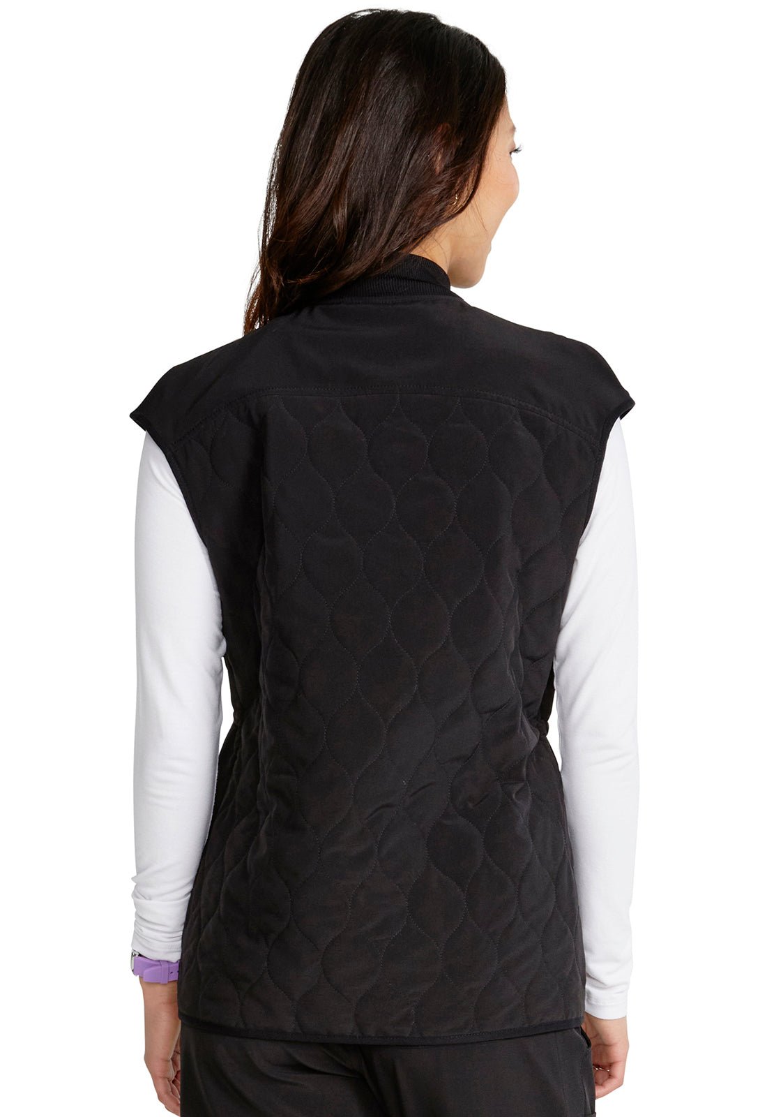 Allura - Quilted Scrub VestAlluraCKA570-BLACK-XS