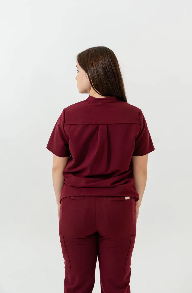 Anastasia Jogger Scrub PantsJOIIAANASTASIA-BURGUNDY-XS