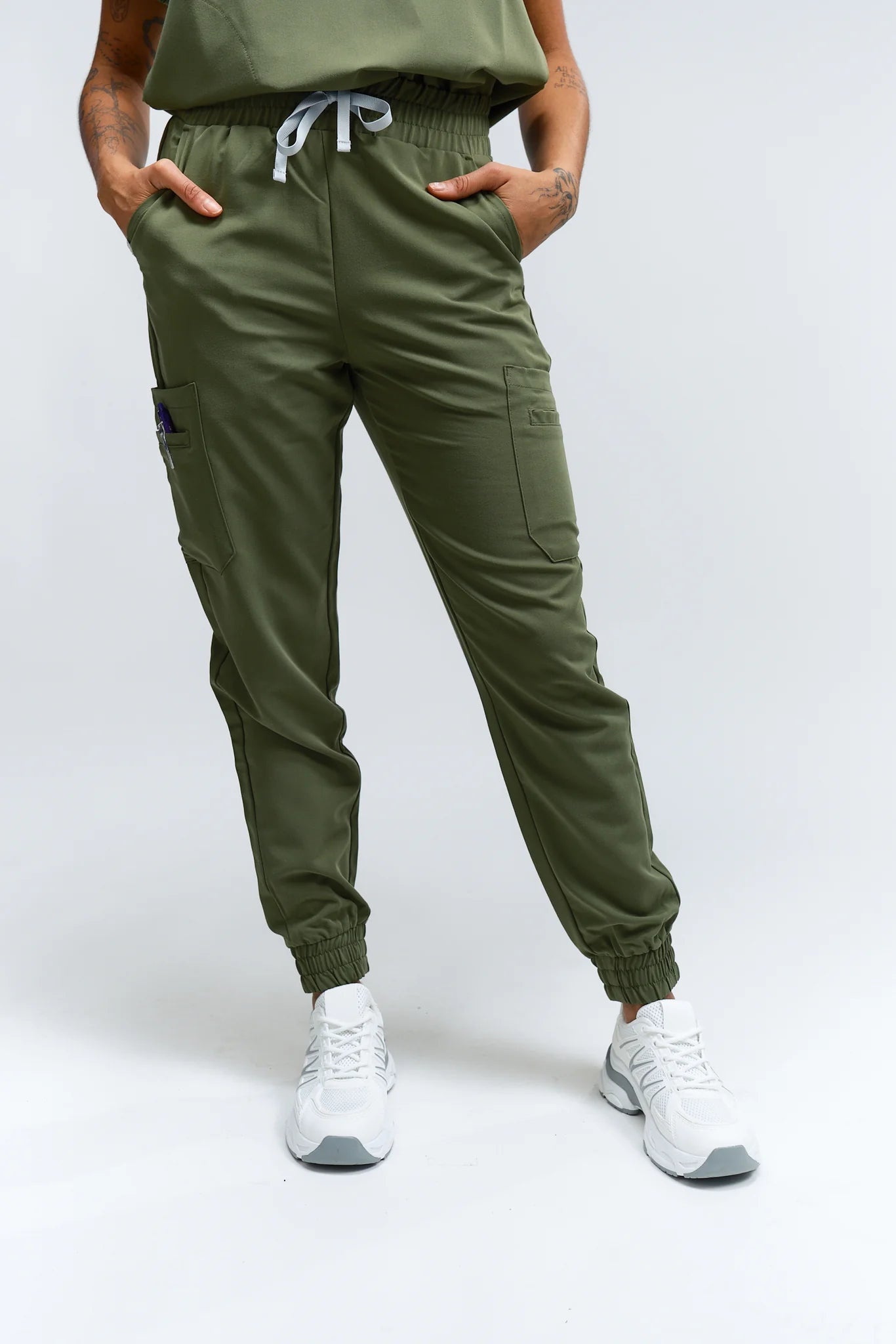 Anastasia Jogger Scrub PantsJOIIAANASTASIA-MOSSYGREEN-XS