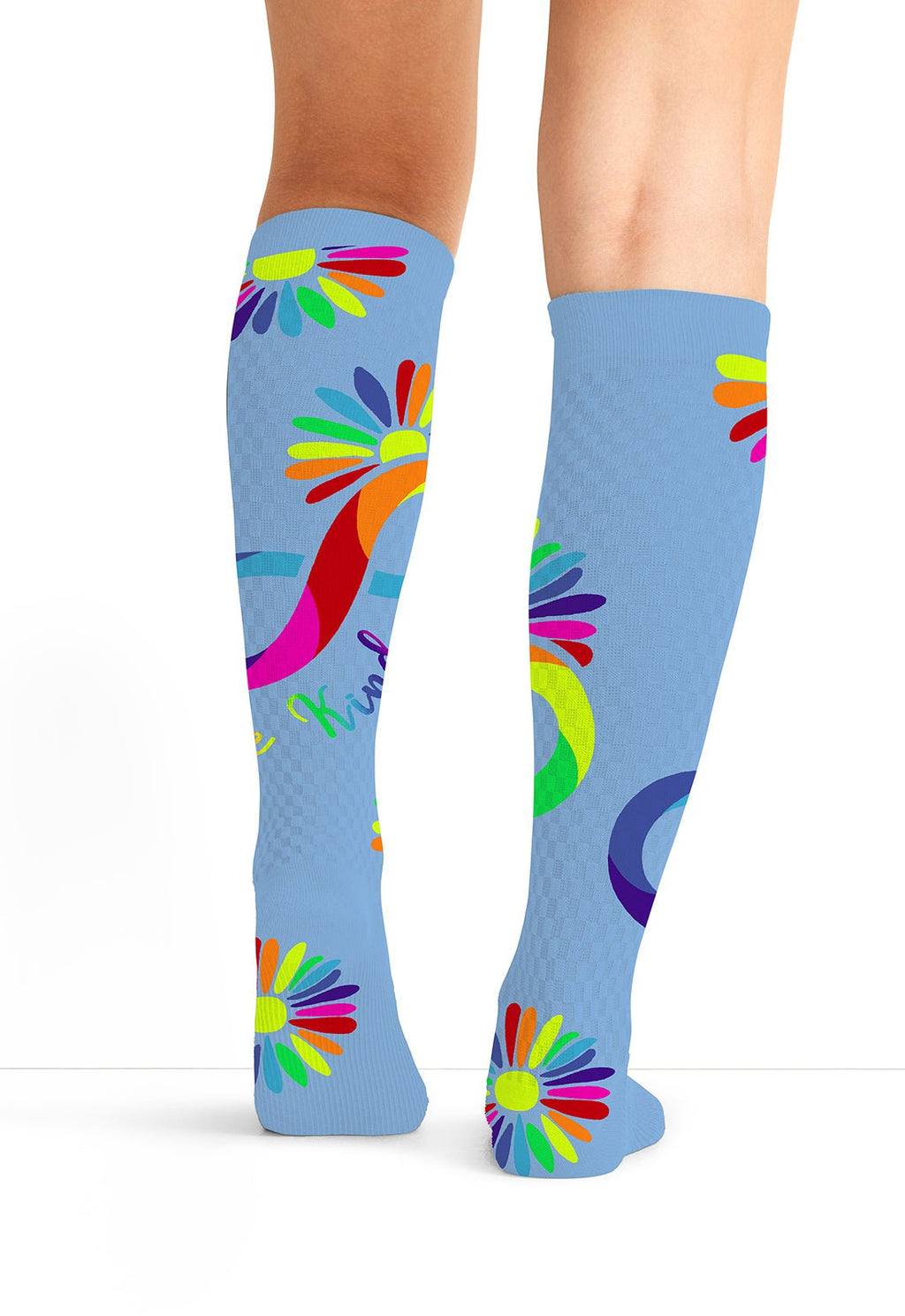 Autism Love Compression SocksCherokee LegwearPRINTSUPPORT-AUTLV-REG