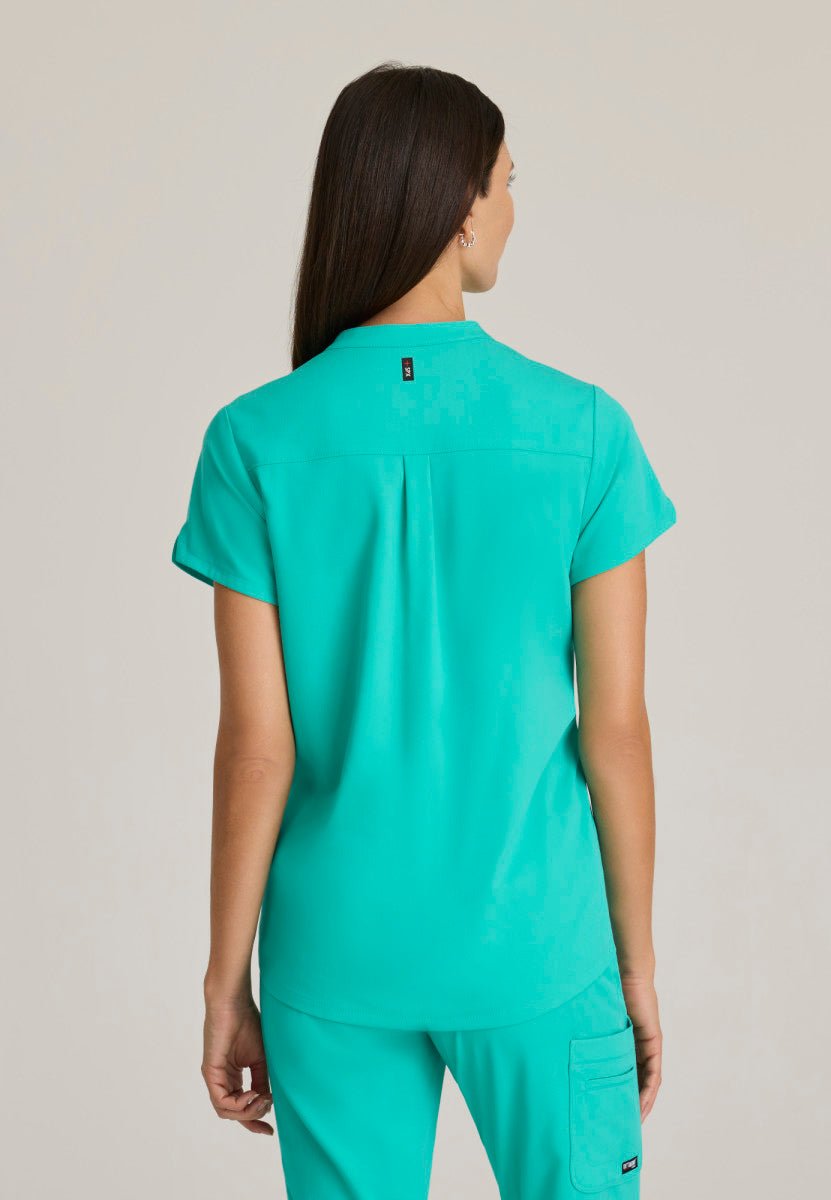 Avery Relaxed Fit Scrub TopGrey's Anatomy Spandex StretchGRST230-ALPINEAQUA-XXS