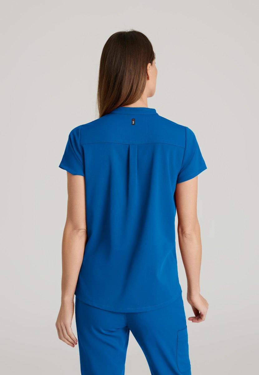 Avery Relaxed Fit Scrub TopGrey's Anatomy Spandex StretchGRST230-ROYAL-XXS