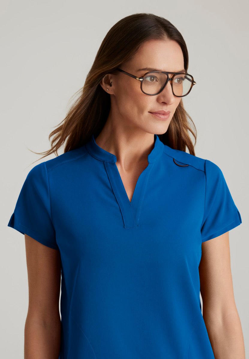 Avery Relaxed Fit Scrub TopGrey's Anatomy Spandex StretchGRST230-ROYAL-XXS