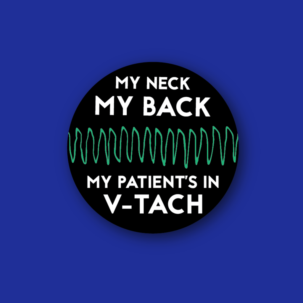 Interchangeable Badge Topper: My Neck, My Back