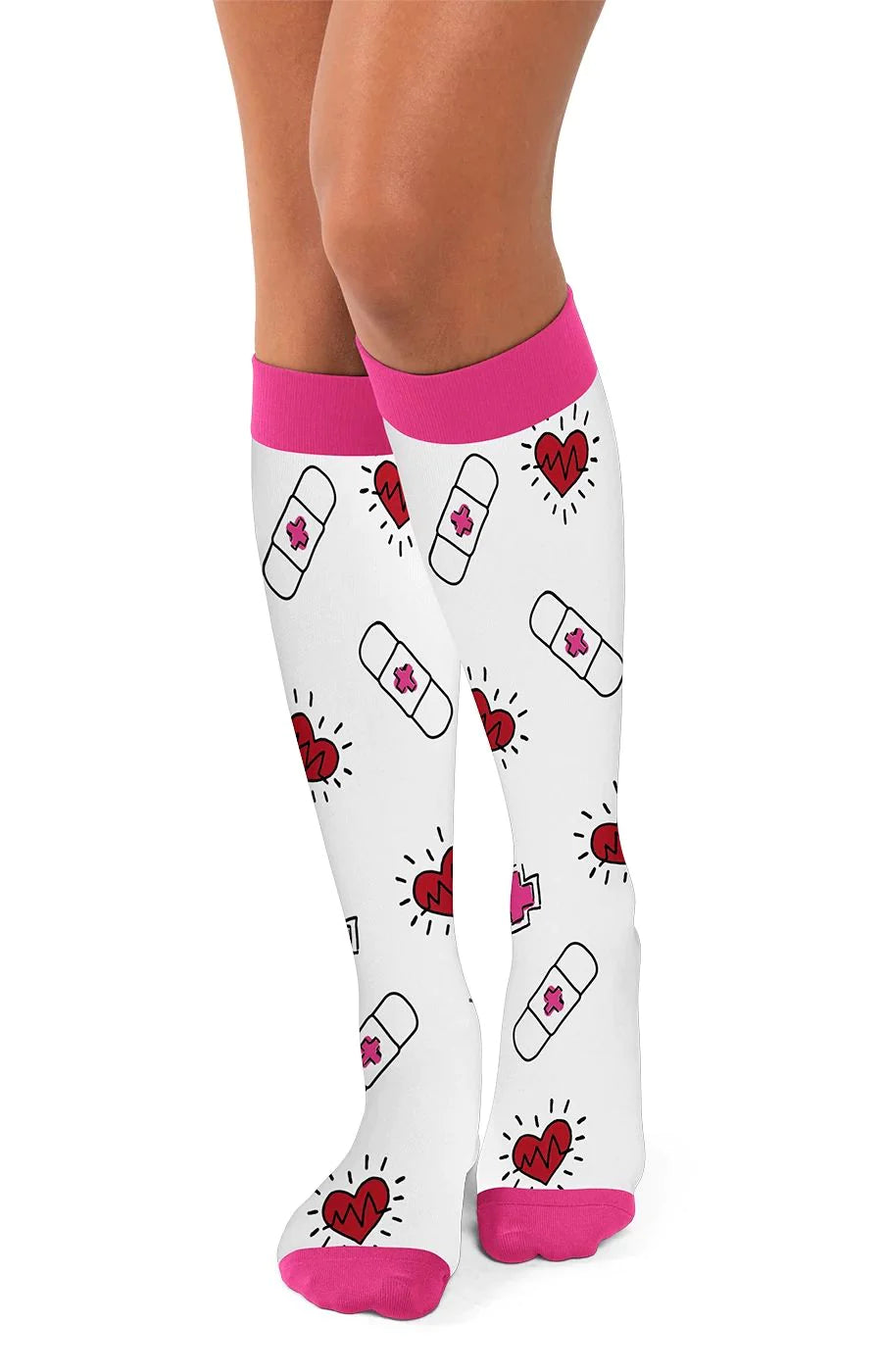 Koi Betsey Johnson Women's Compression Socks 2-Pack Women's Compression Socks Koi   